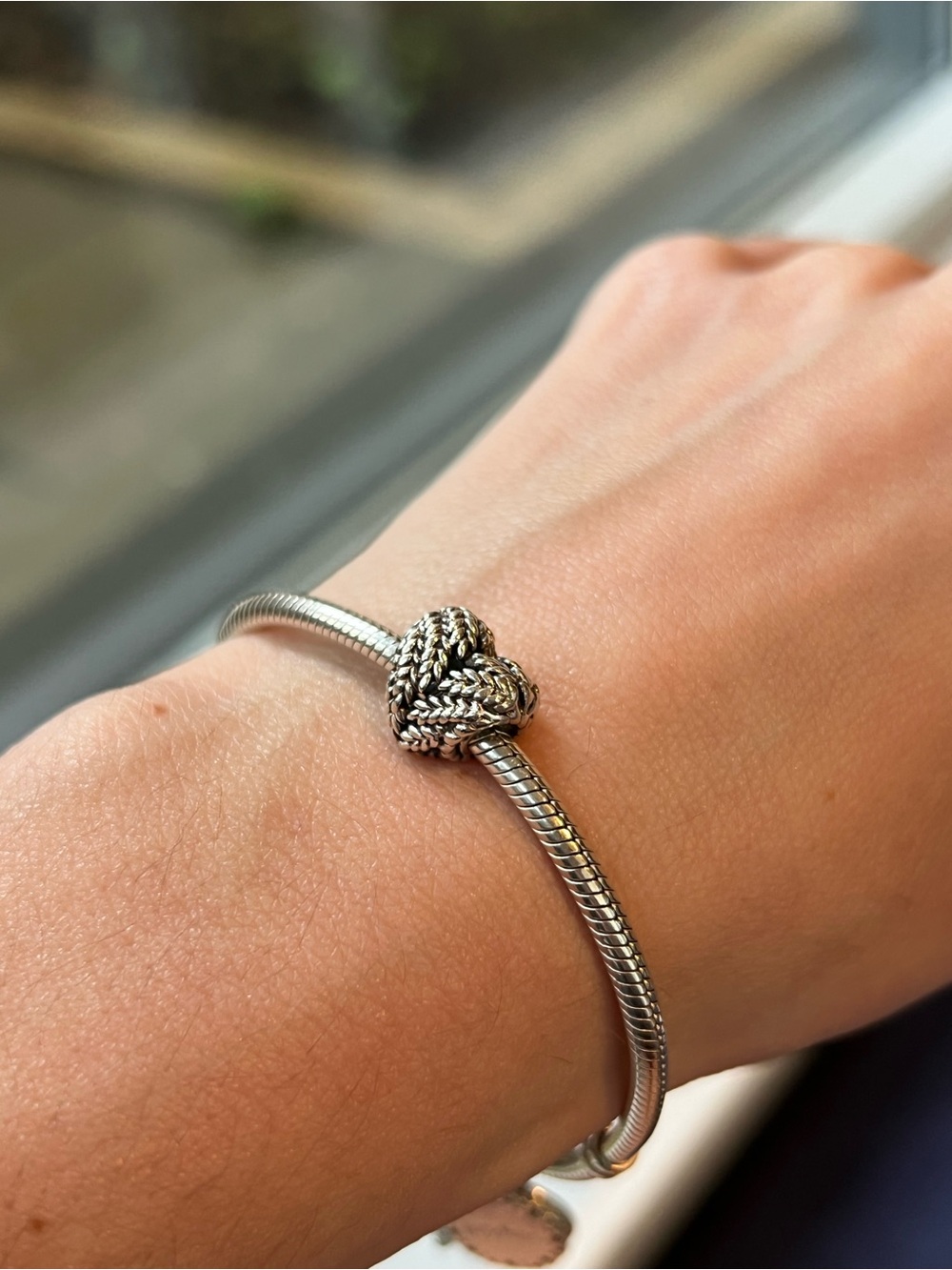 Pandora Wheat Heart Charm - Picture 2 of 3